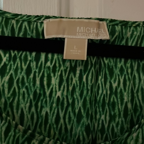 Michael Kors Green tank blouse - Picture 3 of 3